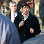 A Zenepavilonnál találkozott a szimpatizánsokkal Dobrev Klára és Kondé Gábor