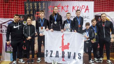 Hat érmet hoztak a szarvasi karatésok a Széki Kupáról