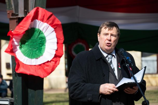 Dr. Lipcsei Imre, a március 15-i megemlékezés szónoka
