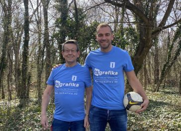 Babák Mihály polgármester és Juhász Roland, 95-szörös magyar válogatott