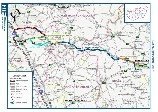 Az M44 gyorsforgalmi út M5 autópálya és Szentkirály közötti szakasza