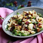 Pulykás sült karfiolsaláta