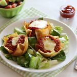 Pulykás lasagnefalatok