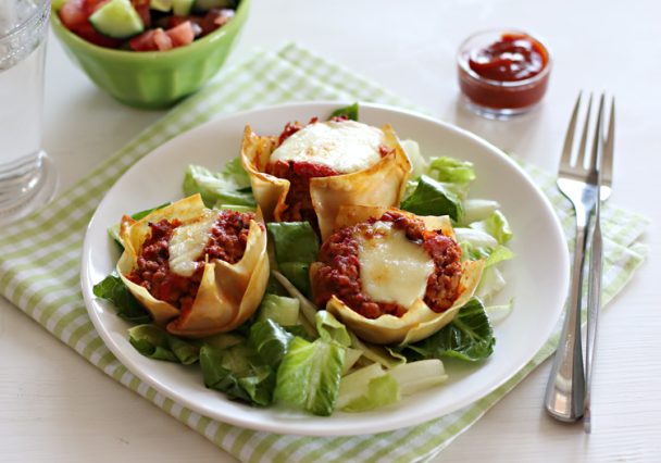 Pulykás lasagnefalatok