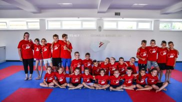 Ifjú karatésok a Dél-Alföldi Regionális Karate Akadémián