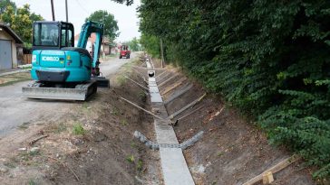 Megkezdődött a belvizes projekt második üteme Békésszentandráson