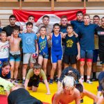 Szarvasi birkózók a Szarvason rendezett nemzetközi edzőtáborban 2022. augusztus 11-én