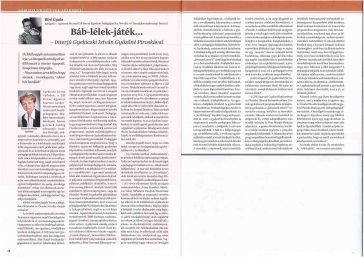 Szakmai cikk jelent meg Gyekiczki Istvánné Piroskával az Óvodai Nevelés Szakmai-Módszertani Folyóirat szeptemberi számában