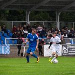 A 18. életévét még be nem töltött Kerekes Sándor (fehérban) a Szarvasi FC 1905 OMTK ULE 1913 elleni mérkőzésen