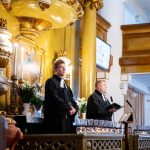 Zahorecz Pál lelkész és Lázár Zsolt esperes a 2022. október 6-i megemlékezésen