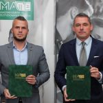 Dr. Gyuricza Csaba, a MATE rektora, és Török Gyula, az ABZ Drone Kft. ügyvezetője