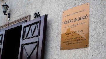 A szarvasi tüdőgondozó épülete 2022. november 22-én