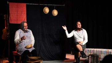 Juraj Haviar és Tomáš Pohorelec a felnőtteknek szóló előadáson