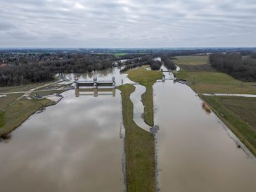 A Hármas-Körös a békésszentandrási duzzasztóműnél