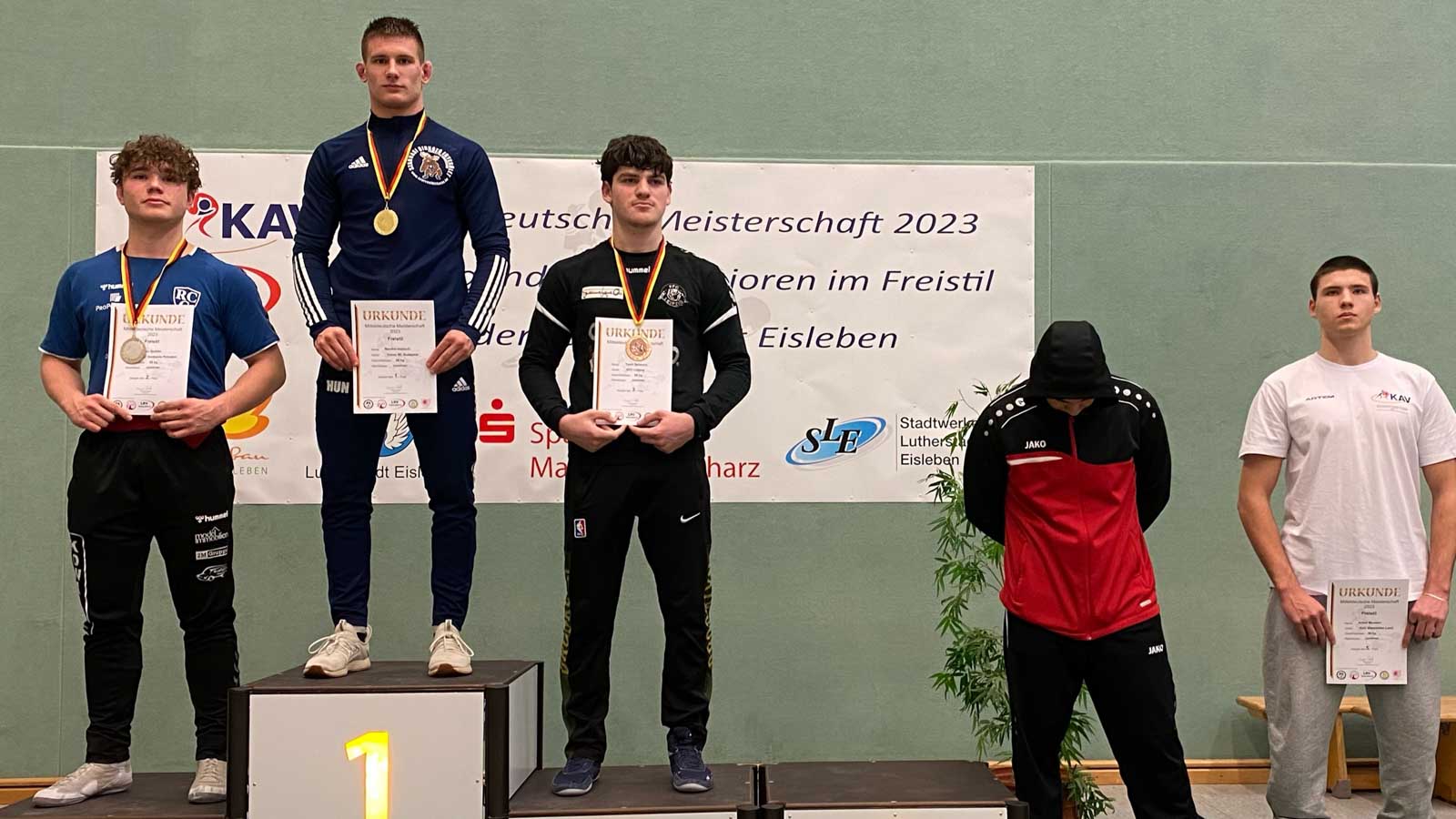 Hajduch Nándor a szombati Eislebenben rendezett versenyen a dobogó legfelső fokára állhatott