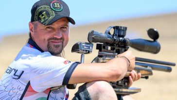 Sutyinszki István tereplövész versenyben "Az év férfi sportolója" címért