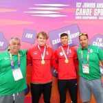 Bátor György és Keller Gergő Ozsgyáni Bencével és edzőjével, Csamangó Attilával, aki egyben Doxy veje