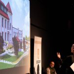 Barna Antal, a Bordűr Hotel megálmodója a 2023. március 13-i bemutatón.