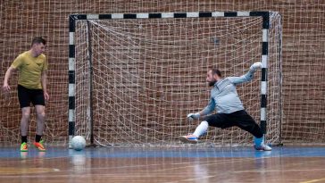Valastyán Balázs védte a Gold kapuját, csak két gólt tudtak lőni neki a gólgyárosok