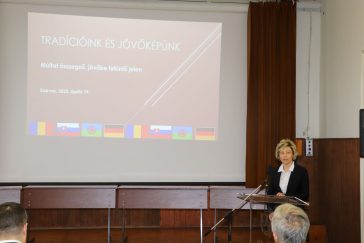 Dr. Katona Krisztina, a Gál Ferenc Egyetem Pedagógiai Karának dékánja.