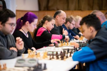 Csipai Maya Dorka a Révész Béla schnell sakkemlékversenyen.