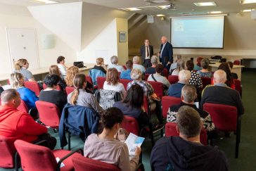 Balról Török Csaba, jobbról Vozár Márton.