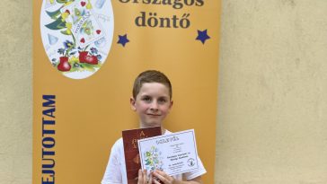 Lestyan-Goda Vencel 8. helyezett lett az elsősök között.