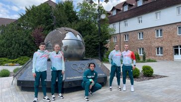 Válogatott karatésaink az olimpiai edzőtáborban