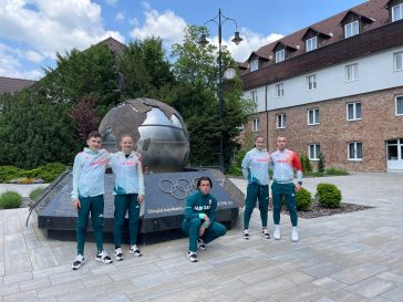 Válogatott karatésaink az olimpiai edzőtáborban