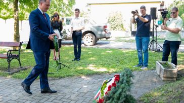 Dankó Béla Békésszentandráson a nemzeti összetartozás napján 2023. június 4-én.