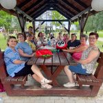 Az I. Civil piknik résztvevői 2023. június 24-én a szentandrási Fövenystrandon.