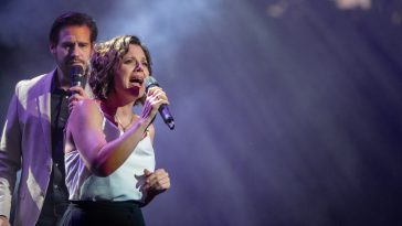 Szinetár Dóra és Kocsis Dénes a "Deja Vu – Érzések" című előadáson 2023. június 29-én.