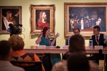 Dr. Dósa Zsuzsa a CMF2023 sajtótájékoztatóján.