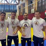 Tóth Patrik, Hajduch Nándor, Sükösd Attila és Szpin Mihály az Orosházán rendezett U23-as ob-t követően.