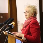 Szakács Mihályné dr., Marica néni, a gyakorlóintézmény és a kar egykori vezetője.