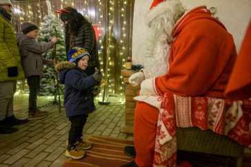 Csabacsűdön járt a Mikulás.