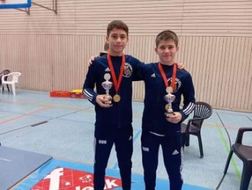 Tóth Kevin és Bogyó Benedek is arannyal tért haza Németországból.