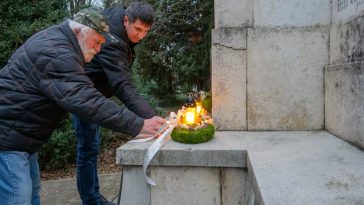 A Donnál elesett hősökre emlékeztek Békésszentandráson 2024. január 12-én.