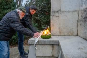 A Donnál elesett hősökre emlékeztek Békésszentandráson 2024. január 12-én.