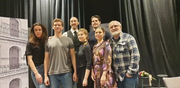 A Cervinus Teátrum művészei a Nemzeti Színházban.