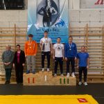 Hajduch Nándor a 79 kg-os súlycsoportban nyert aranyat, Szpin Mihály bronzot.