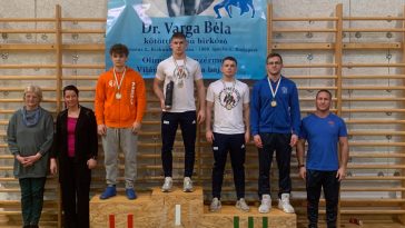 Hajduch Nándor a 79 kg-os súlycsoportban nyert aranyat, Szpin Mihály bronzot.