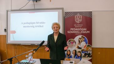 Szakács Mihályné dr. tartott előadást március 26-án, kedden a Gál Ferenc Egyetem Pedagógiai Karán.