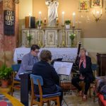 A Szeged Classic Trio a Szent Klára templomban adott hangversenyt.