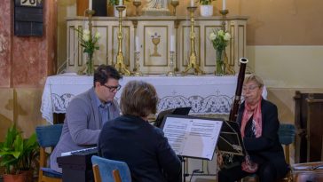 A Szeged Classic Trio a Szent Klára templomban adott hangversenyt.