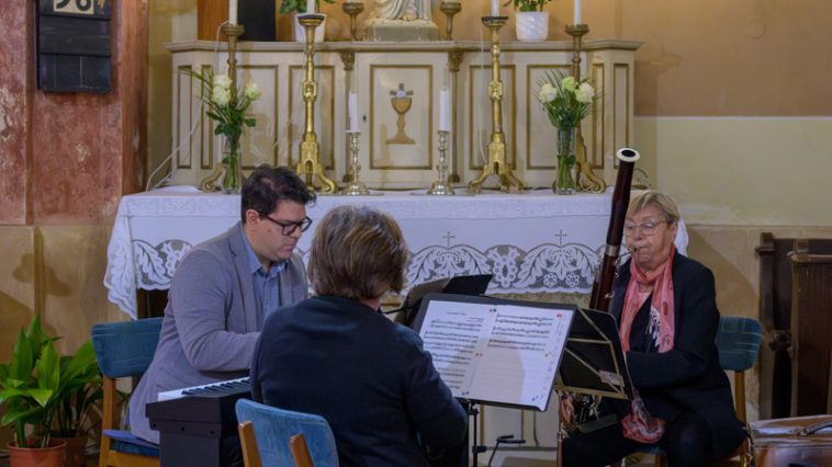 A Szeged Classic Trio a Szent Klára templomban adott hangversenyt.