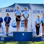 MK2 női gyermek U10 5 kilométeren bronzérmes Szilágyi Dorka és Pákozdi Anna Petra.