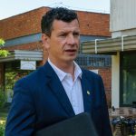 Dr. Lesfalvi Balázs sajtótájékoztatót tart 2024. június 14-én.