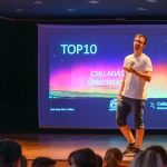 Dr. Barna Barnabás "Top 10 csillagászati és űrkutatási sztori a közelmúltból" címmel tartott előadást Békésszentandráson.