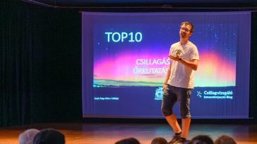 Dr. Barna Barnabás "Top 10 csillagászati és űrkutatási sztori a közelmúltból" címmel tartott előadást Békésszentandráson.